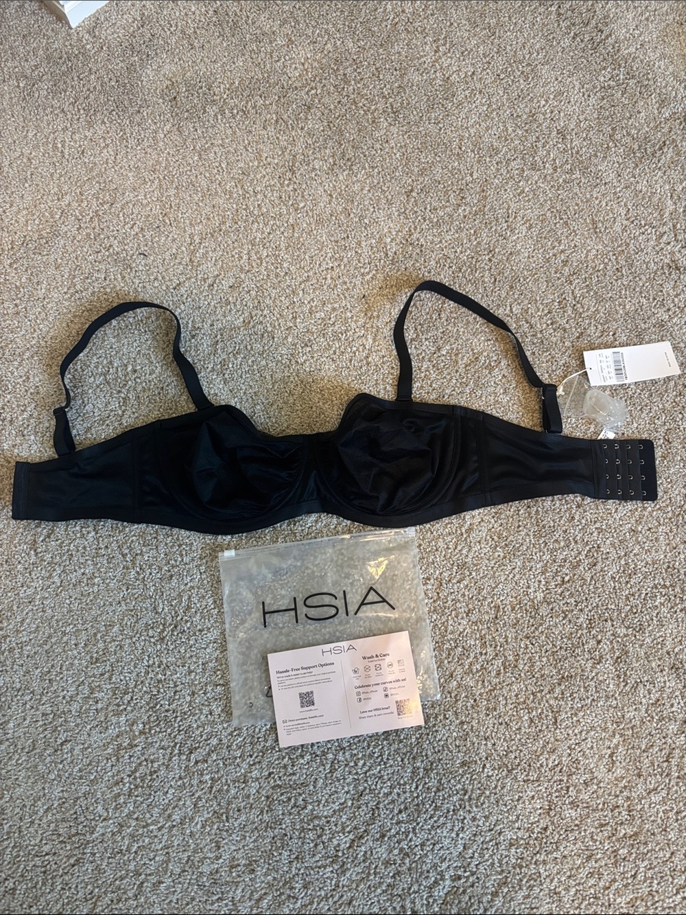 HSIA viral strapless bra 36 DDD/ F